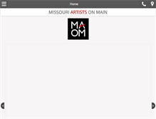 Tablet Screenshot of missouriartistsonmain.com